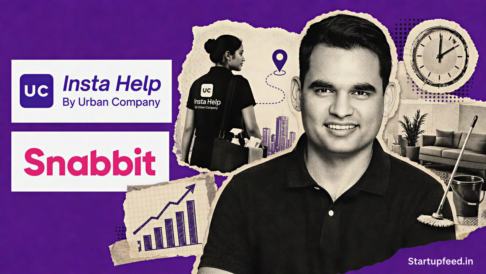 InstaHelp crosses 1 lakh daily orders with Urban Company co-founder Abhiraj Singh Bhal and instant home-help visuals