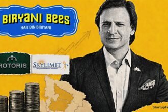 Vivek Oberoi with Biryani Bees and Rotoris logos for Vivek Oberoi Family Office investments