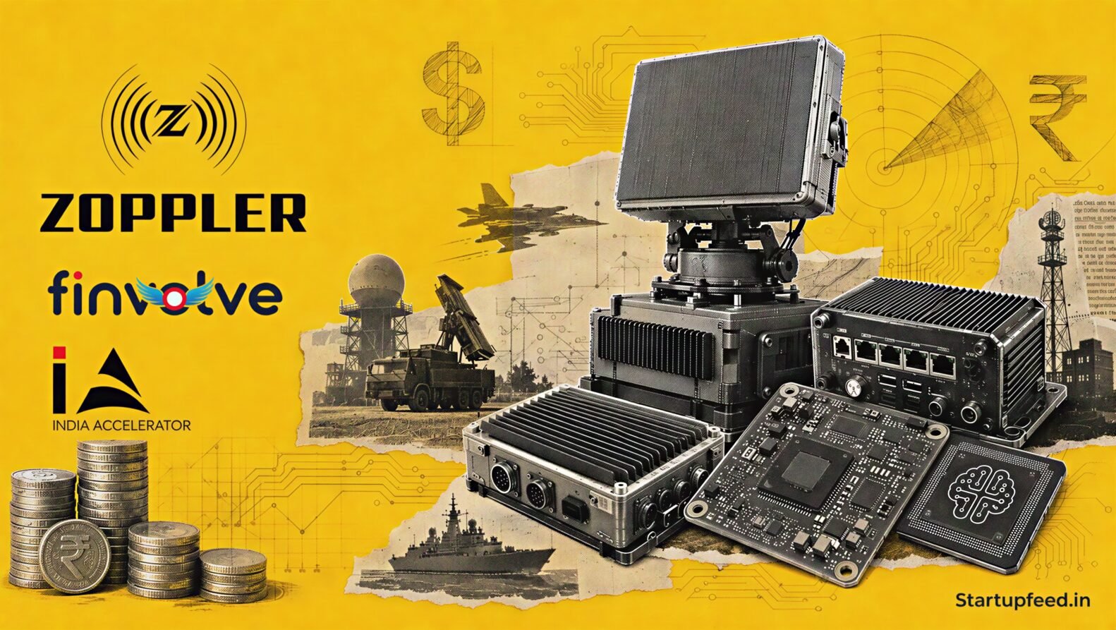 Zoppler Systems funding raises Rs 6.5 Cr with defence RF sensing and Edge AI technology collage