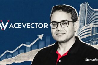 Kunal Bahl of AceVector with company logo representing acevector ipo subscription ahead of October listing