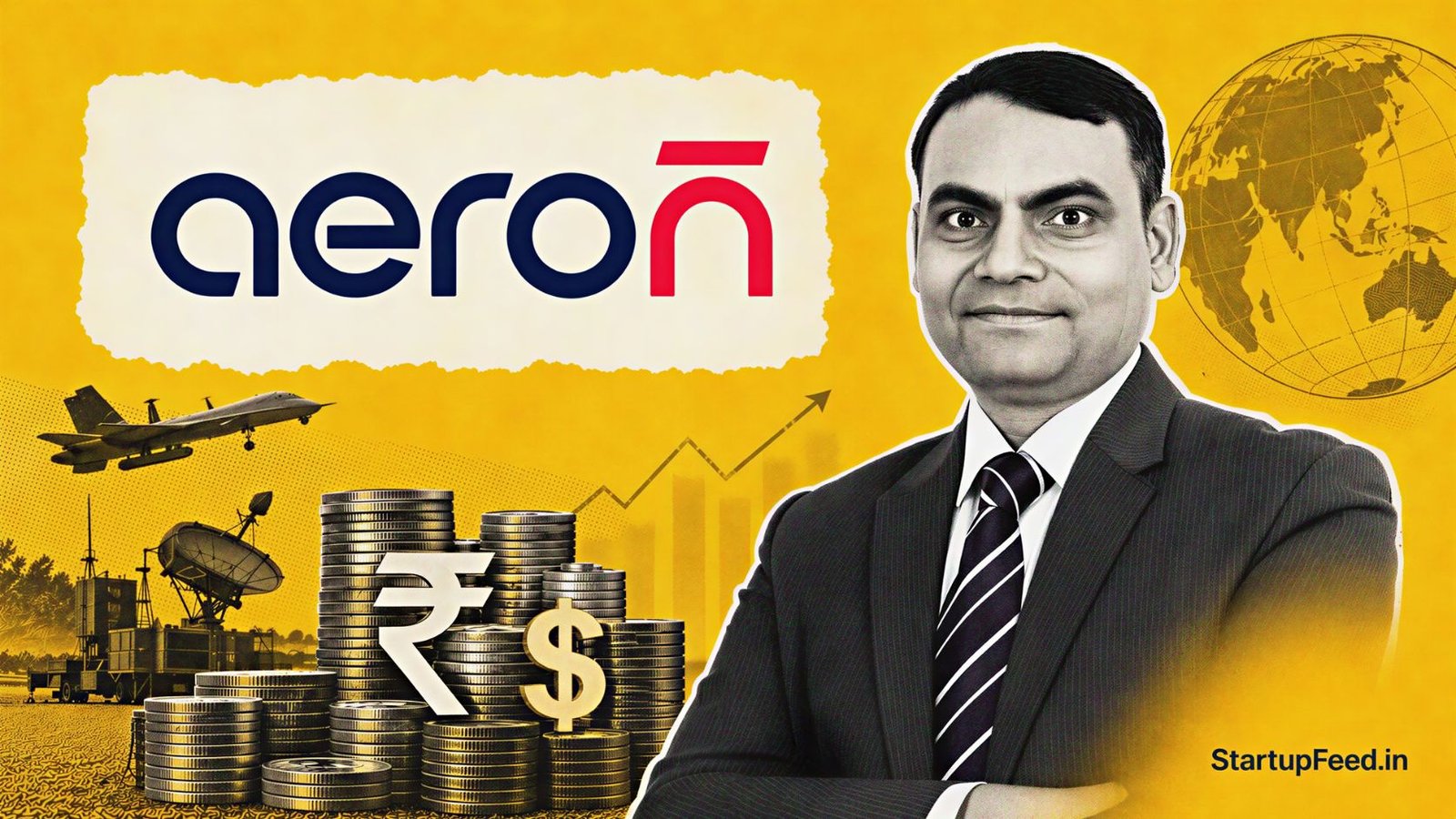 Aeron Systems Raises Rs 45 Cr in Pre-Series B Round 41 Aeron Systems funding round of Rs 45 Cr with CEO Ashvani Shukla and investor logos