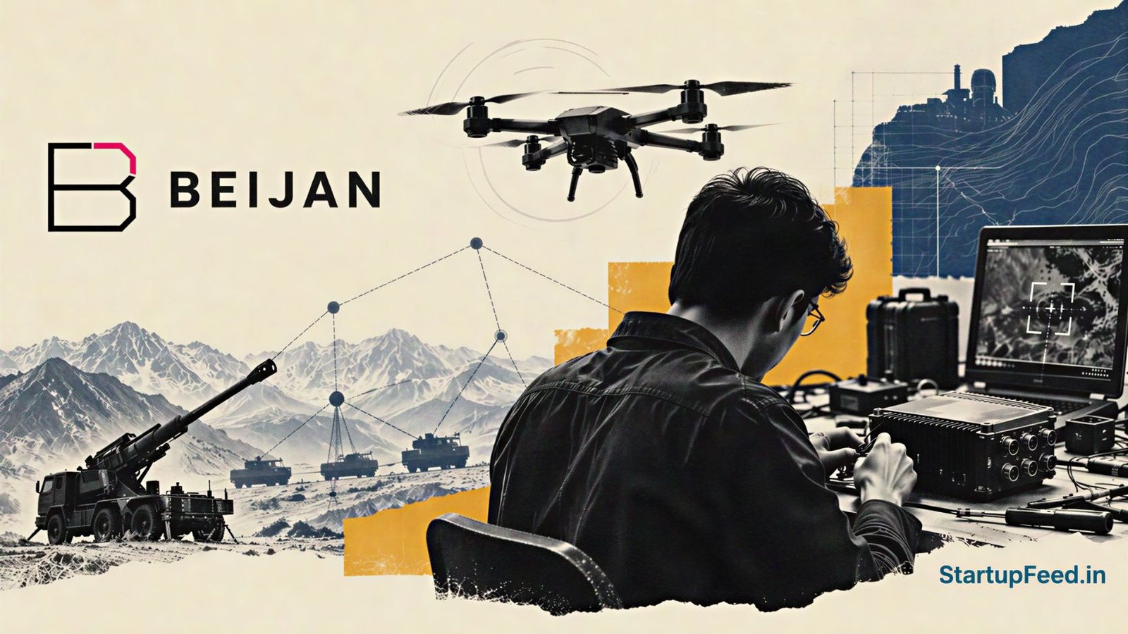 Beijan tech defence startup systems with drone navigation, battlefield mesh networking and artillery control