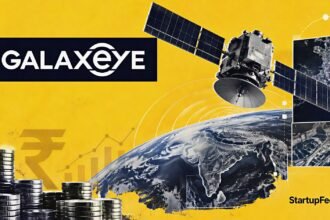 GalaxEye government support for OptoSAR satellite shown with GalaxEye logo and Earth-observation imagery