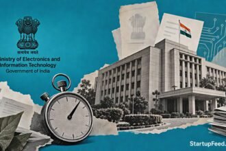 IT Amendment Rules 2026 with MeitY emblem, compliance documents and three-hour takedown clock