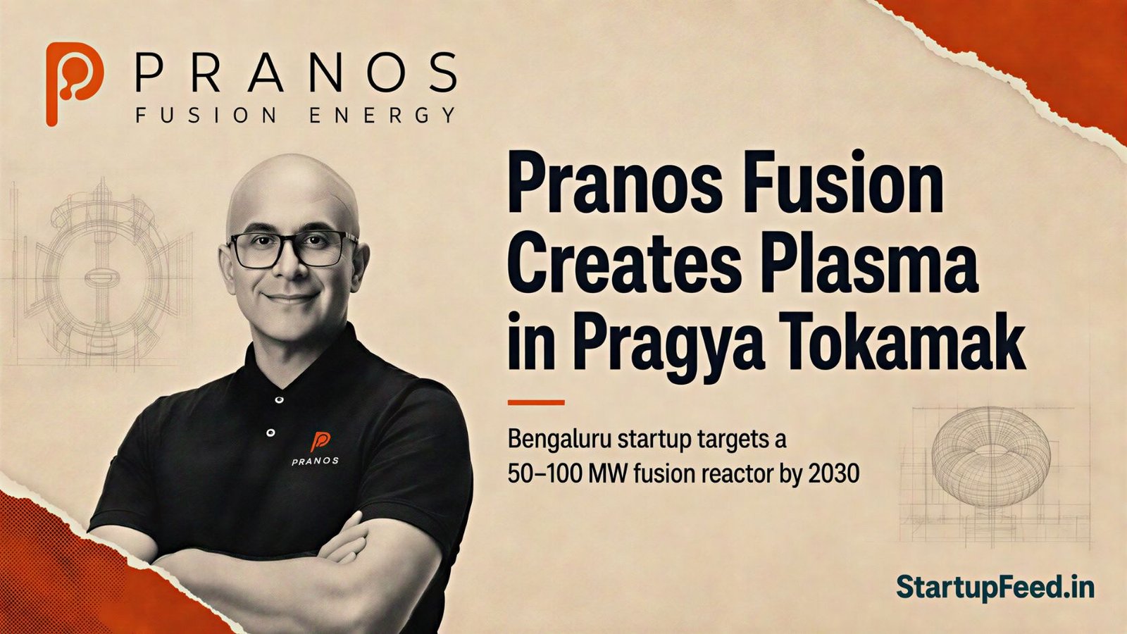 Pranos Fusion Creates Plasma in Its Pragya Tokamak 41 Pranos Fusion Pragya tokamak with plasma chamber and fusion-tech lab elements
