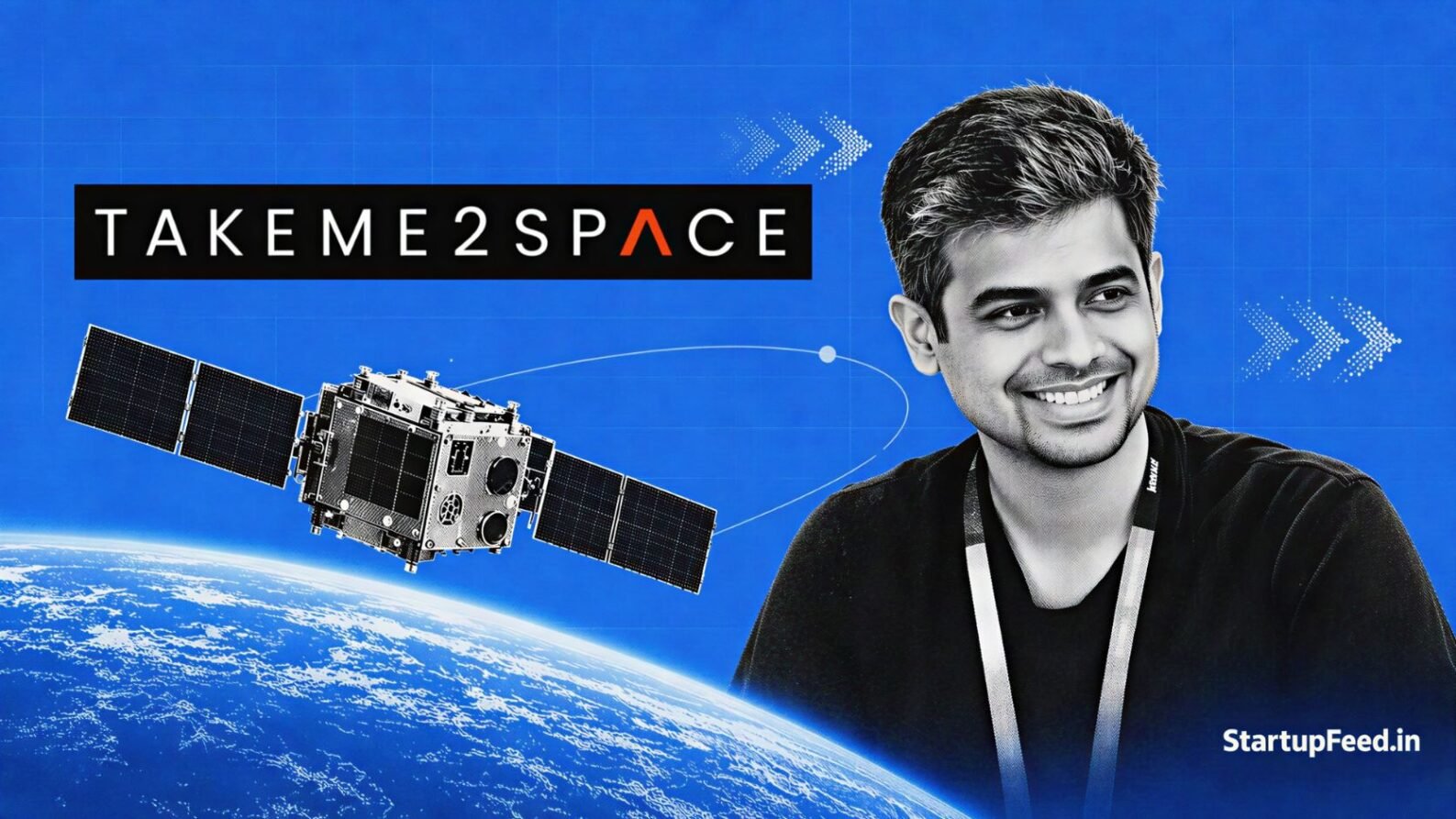 Takeme2Space orbital computing satellite MOI-1A with founder Ronak Kumar Samantray