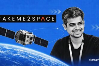 Takeme2Space orbital computing satellite MOI-1A with founder Ronak Kumar Samantray