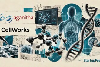 AI drug discovery in India with molecular simulations, virtual patient models and Aganitha and Cellworks logos
