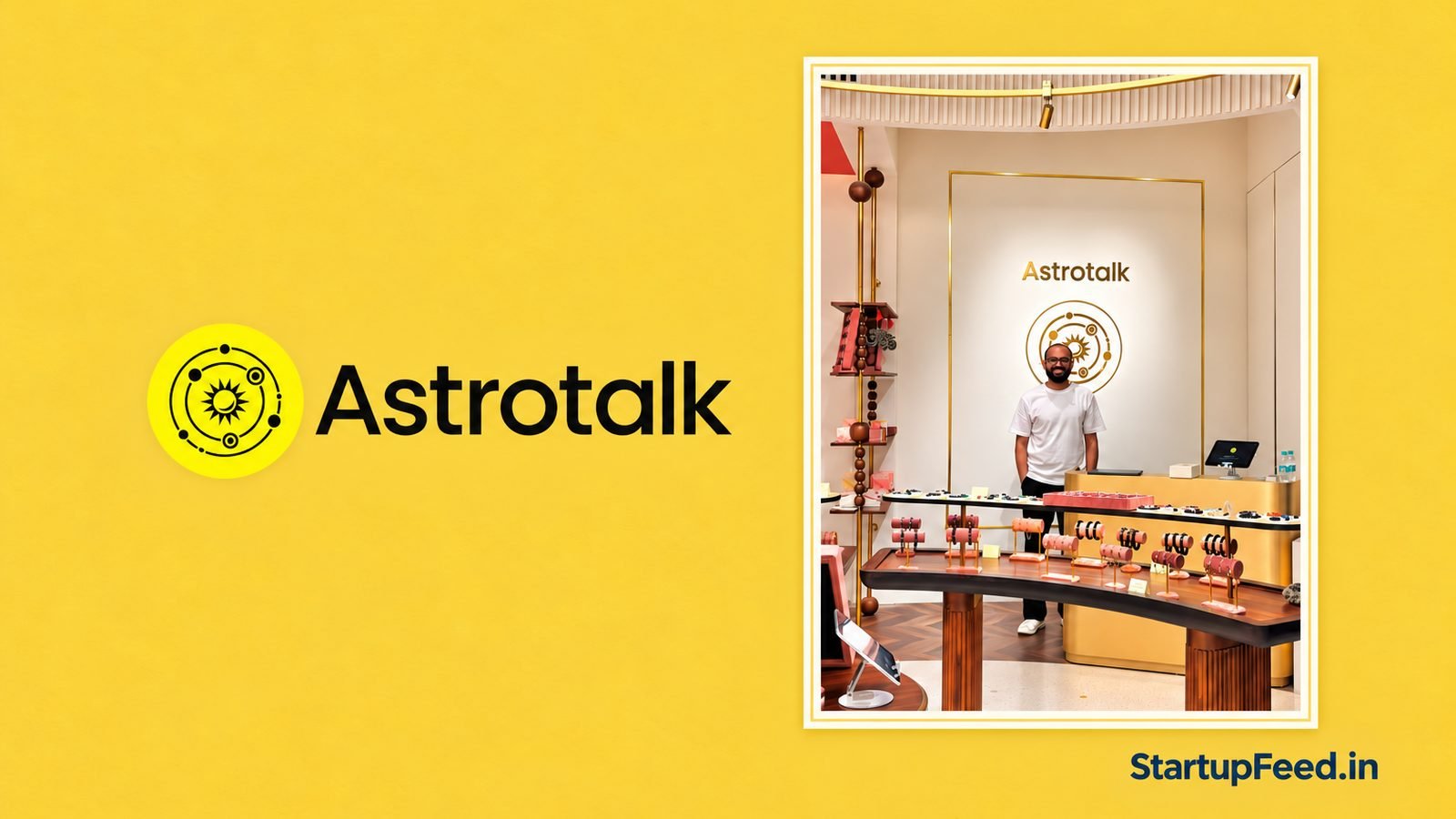 Puneet Gupta Saw Astrotalk's First Store 14 Days After It Opened 41 Puneet Gupta at the first Astrotalk store in Gurgaon