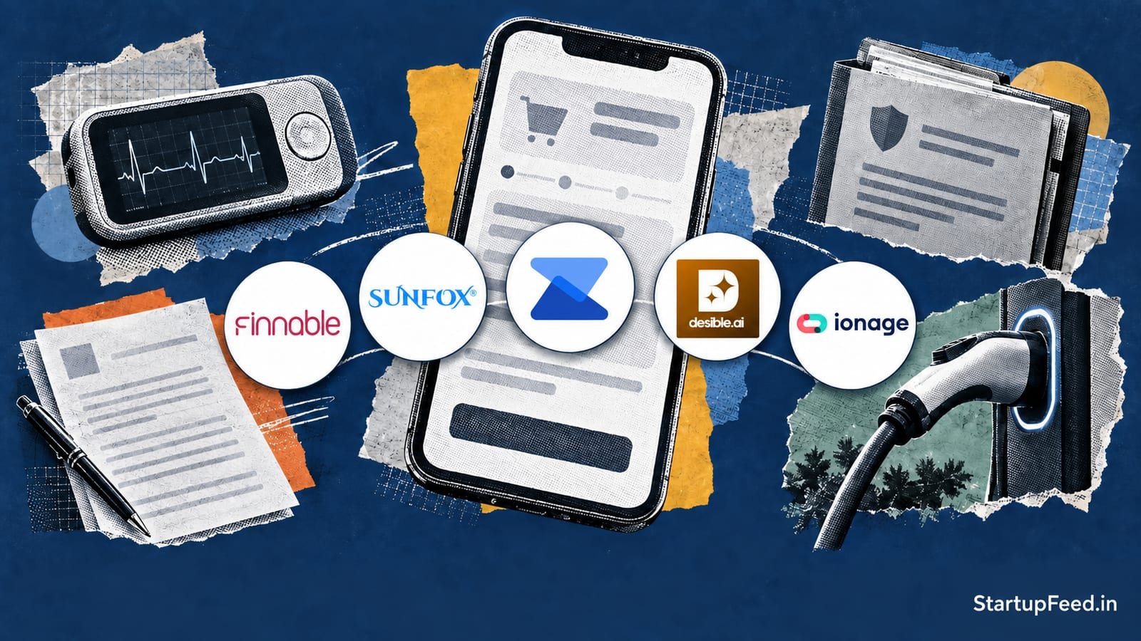 Evening Watch: Flipkart Credit Limit Hits Rs 1 Lakh, 7 October 41 Evening Watch card with checkout phone, ECG device, finance documents and EV charger