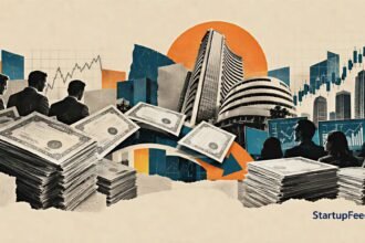 Indian startup VC PE stake sales shown through listed-company shares and stock-market trading