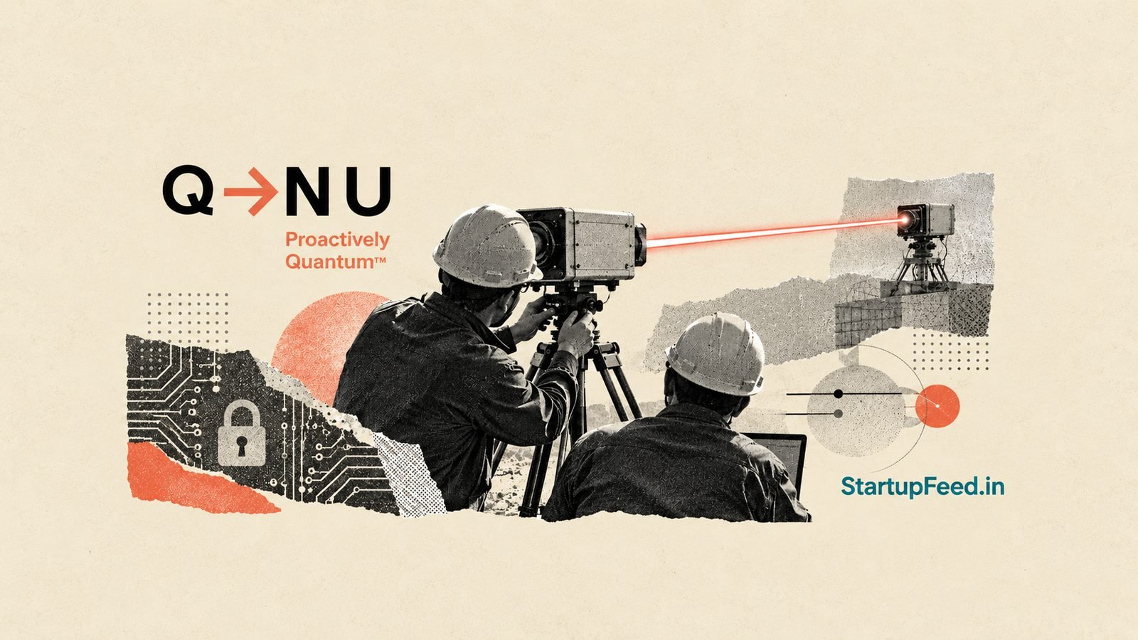 QNu Labs Tests 5.56 Km Free-Space Quantum Link in Gandhinagar 41 QNu Labs engineers aligning a free-space quantum link terminal at night