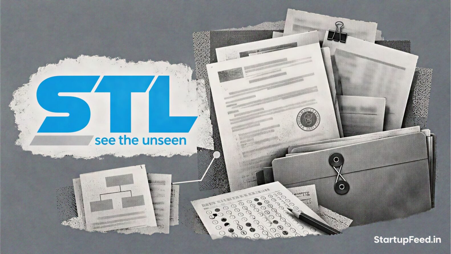 Silicon Techlab ED investigation depicted through company branding, official documents and a neutral examination records backdrop