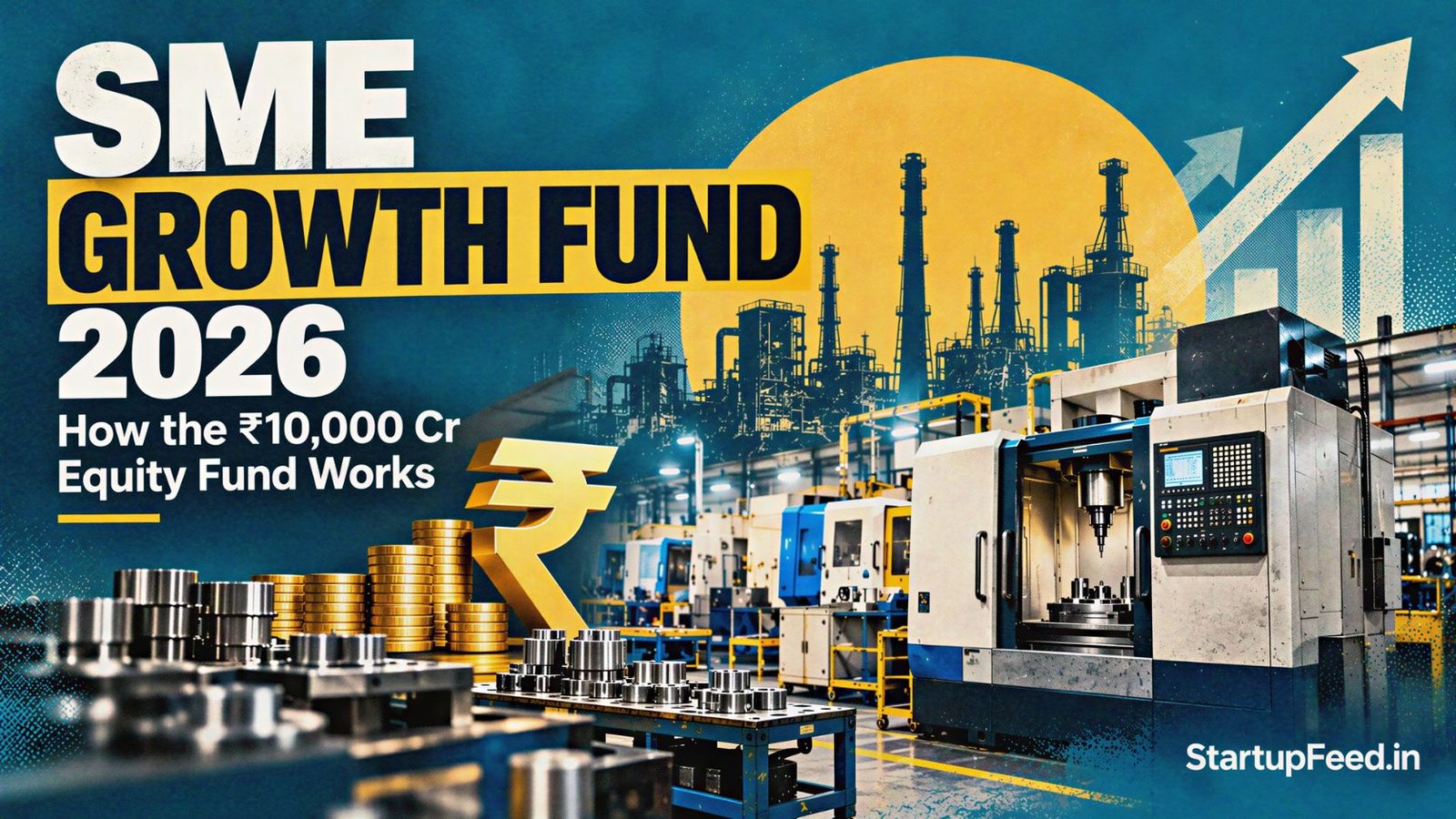 SME Growth Fund supporting Indian manufacturing SMEs with factory machinery and industrial production