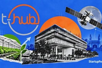 T-Hub Flashpoint venture studio launch with Hyderabad startup ecosystem setting